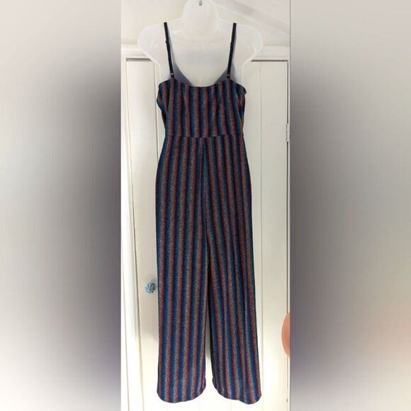 A. Byer Rainbow Maximalist Disco Ball 70s Twee Y2K Jumpsuit NWT MD - Picture 5 of 10
